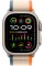 Apple Watch Ultra 2 49mm Titanium Case with Orange/Beige Trail Loop (S/M)